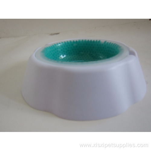 Cooling pet frosty bowl chilled pet water bowl